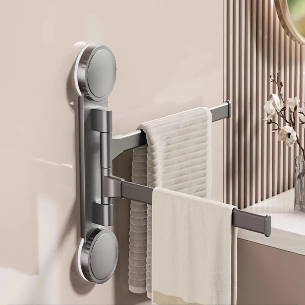 

Настенная вешалка для полотенец с 4 держателями на присосках, алюминиевая, износостойкая, нержавеющая, для ванной комнаты, для домашней организации