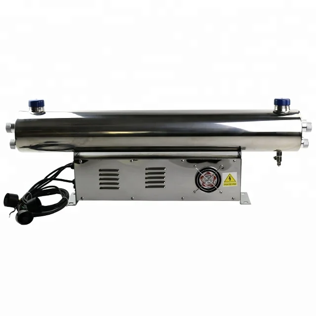 

УФ-система очистки воды из нержавеющей стали 304, 36 галлонов в минуту, 12 т/ч, 165 Вт, высокая эффективность для очистки и дезинфицирования