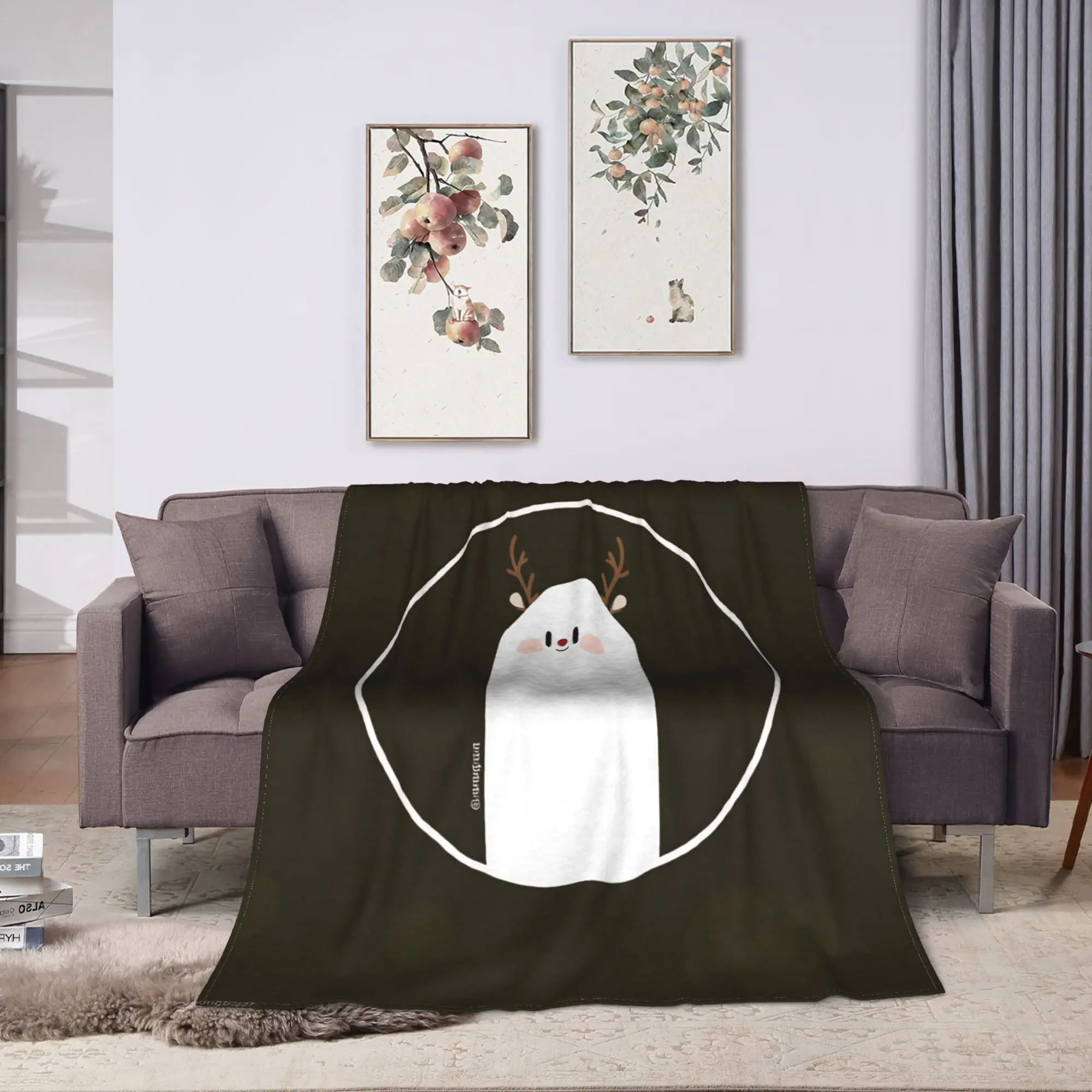 L-Lightsaber BL Manhwa Blanket Warm Soft  Throw Blanket Winter Kids Adults Outdoor Travel Car Bedspread
