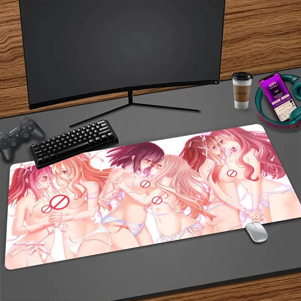 

Anime desk Sexy accessories Office gadgets Mouse kawaii Pad Hot Rubber Hentai gaming escritorio Seam Mouse Pad Accessories Desk