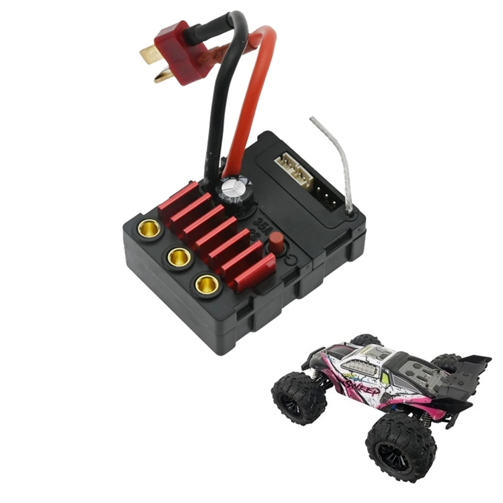 Imagem -03 - Brushless Esc Controlador de Velocidade para rc Car Atualizações Peças Acessórios Scy 16101 16102 16103 16201 Pro 16