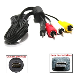 EG-CP16 For Nikon D3200 D5200 D5300 P520 D7200 D3200 V1 AV video cable stereo d7100 SLR camera audio video cable eg-cp16