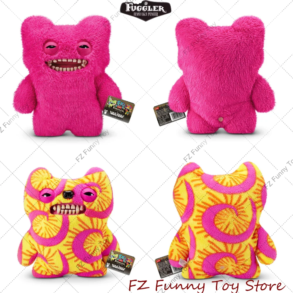 كبير Fuggler الوحش الأصلي أفخم دمية كبيرة الحجم 22-44 سنتيمتر القبيح الأسنان الوحش رقيق أبو الهول القط محشوة وسادة مقعد اللعب