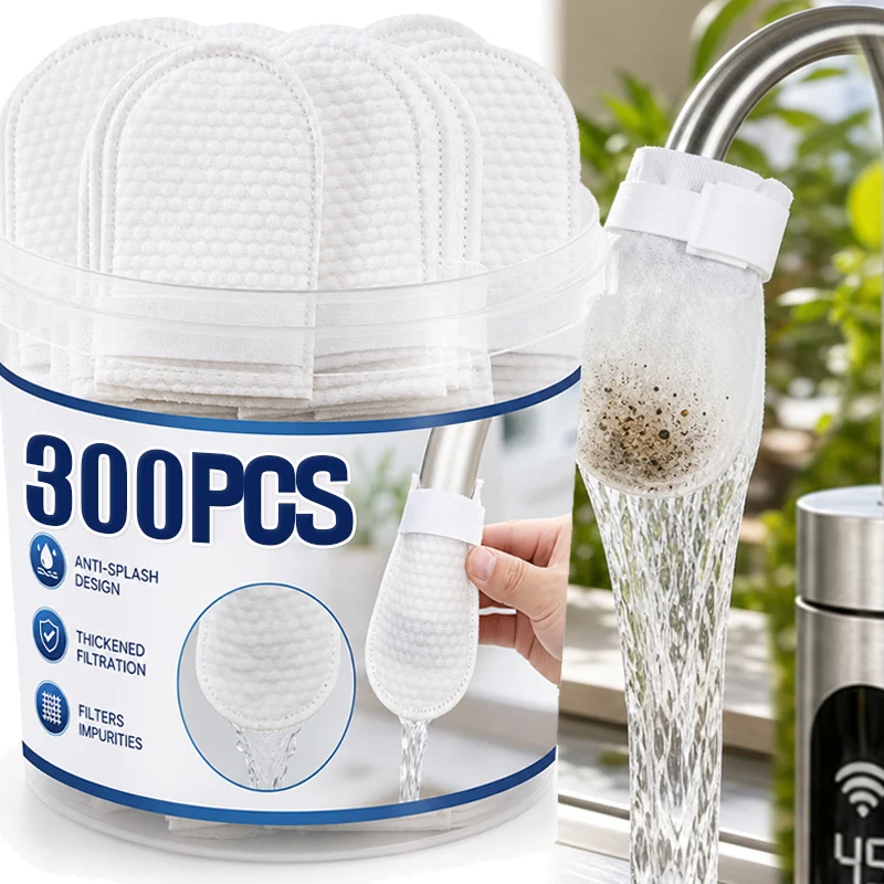 

Faucet Filter Bag Universal Anti Splash Faucet Filtration Mesh Kitchen Impurity Strainer Faucet Sediment Cleaning Filter Cotton