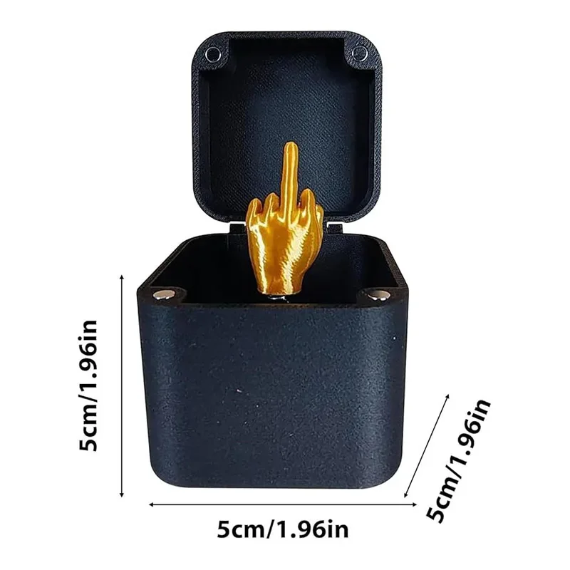 Goldfinger Middle Of Finger Surprise Gift Box Spoof Hand Prank Pop-up Gift Christmas Interesting  Office Prank Desk Decoration