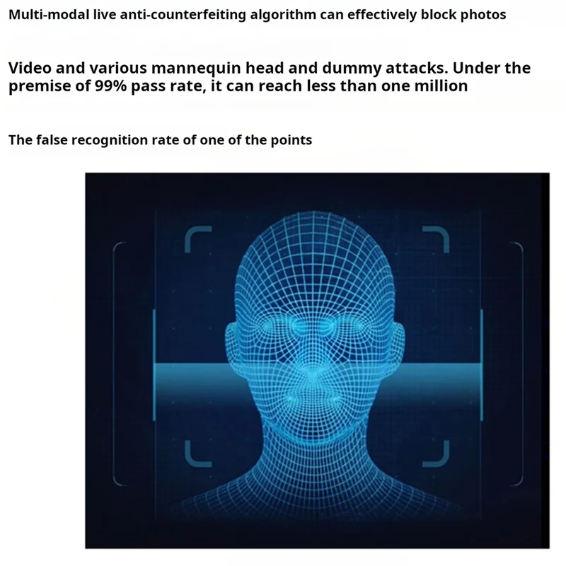 AC57-Face Recognition Module HLK-FM888 3D Binocular Camera Live Detection Visual Intercom Smart Door Lock USB Audio &Video