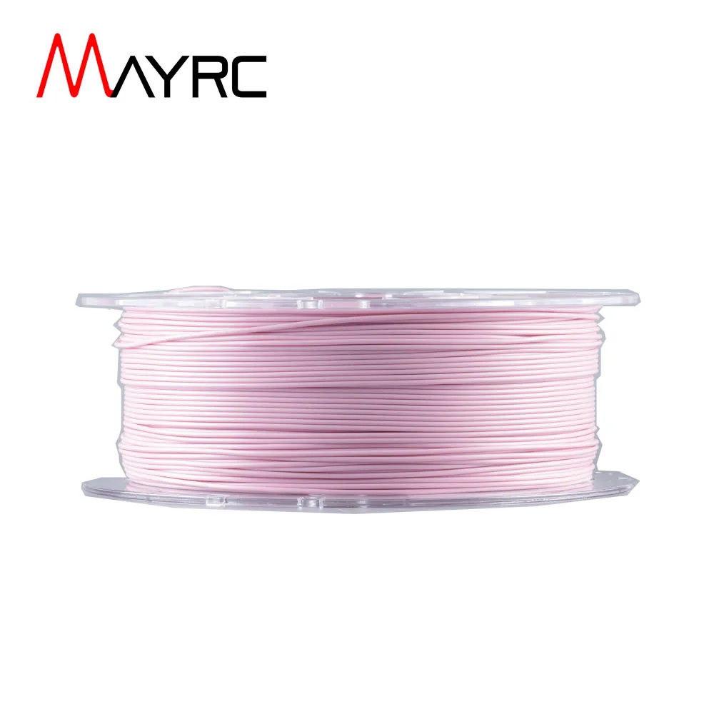 Mayrc ฟิล์ม3D PLA เหนียว10เท่าสำหรับเครื่องพิมพ์3D FDM ไม่มีฟองพร้อมวัสดุสิ้นเปลืองม้วนสาย