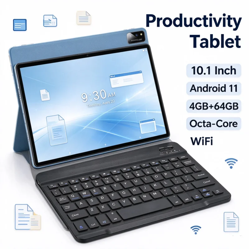 10.1 INCH S22 Type-C 4GRAM+64GB ROM Android 11 Tablet CPU Sun50iw Processor Octa-Core Cortex-A53 Dual Camera