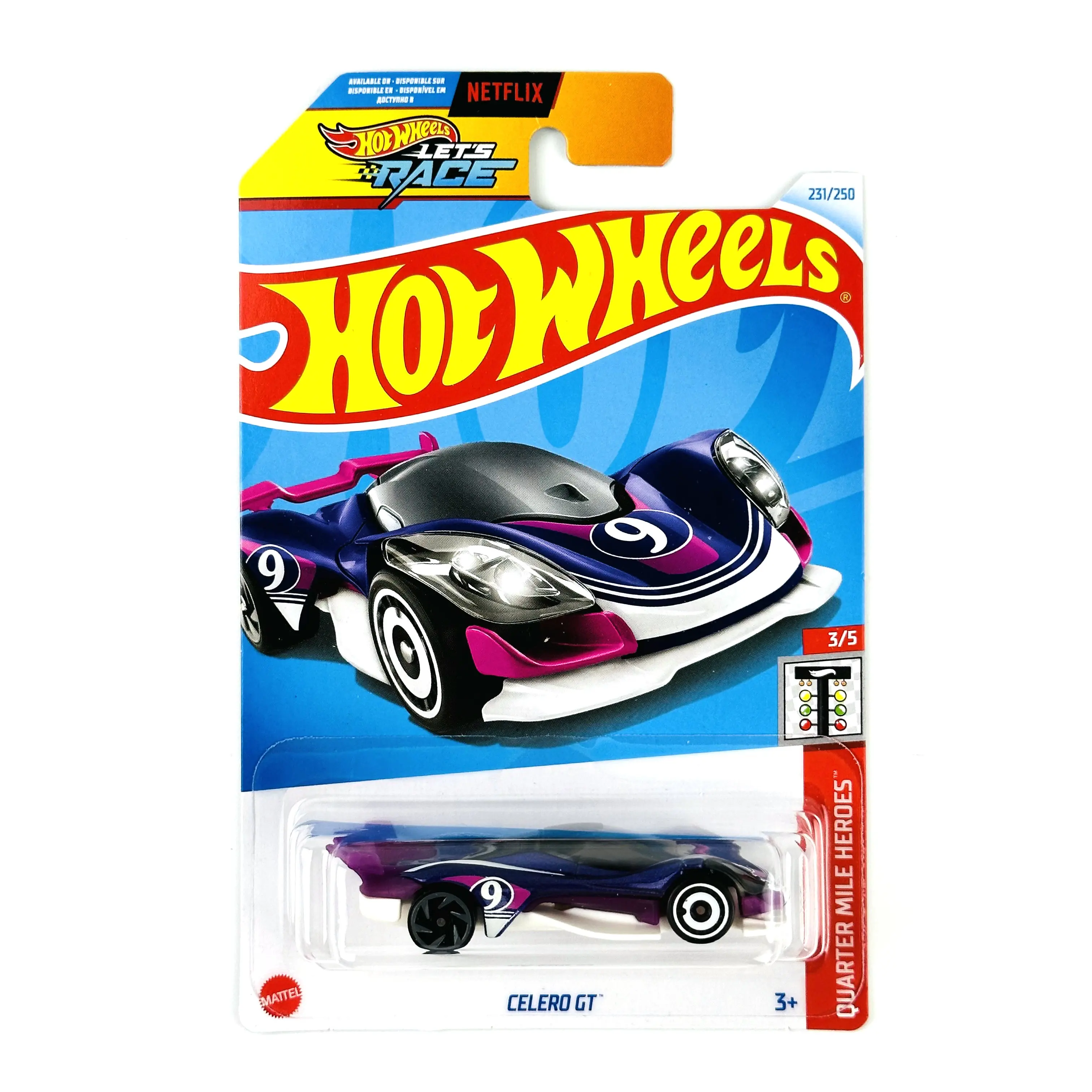 2024-231 Hot Wheels Cars CELERO GT 1/64 Metal Die-cast Model Toy Vehicles