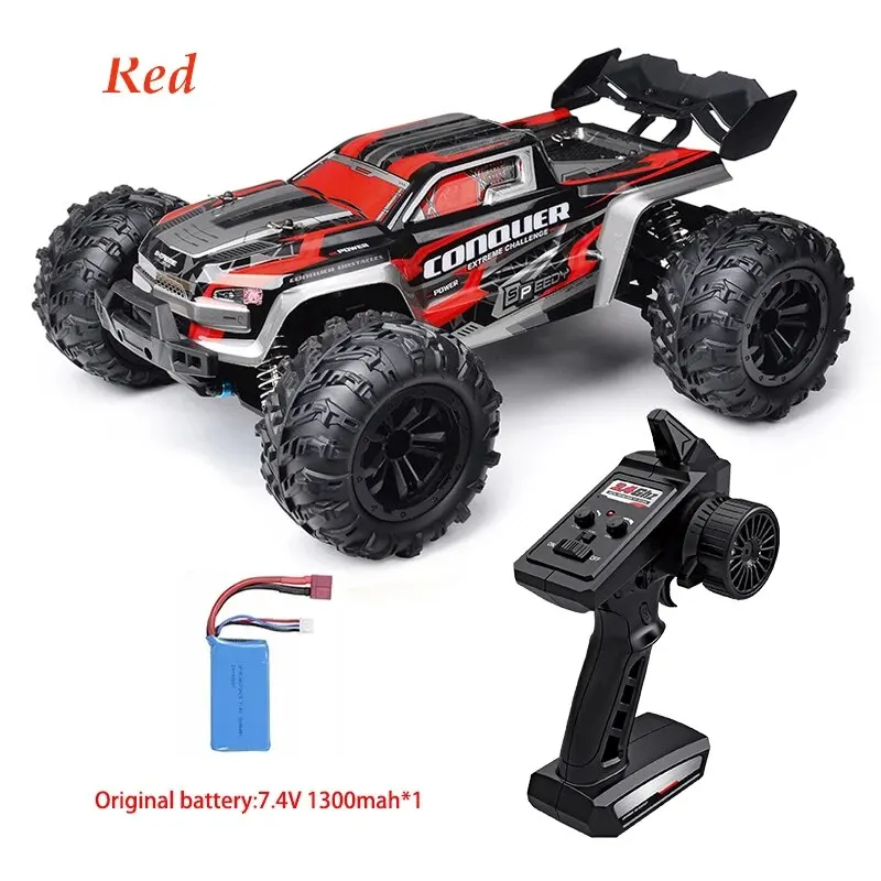 16102 RC Cars 2.4G 390 Moter High Speed Racing With LED 4WD Drift Remote Control Off-Road 4x4 Truck Toys For Adults And Kids