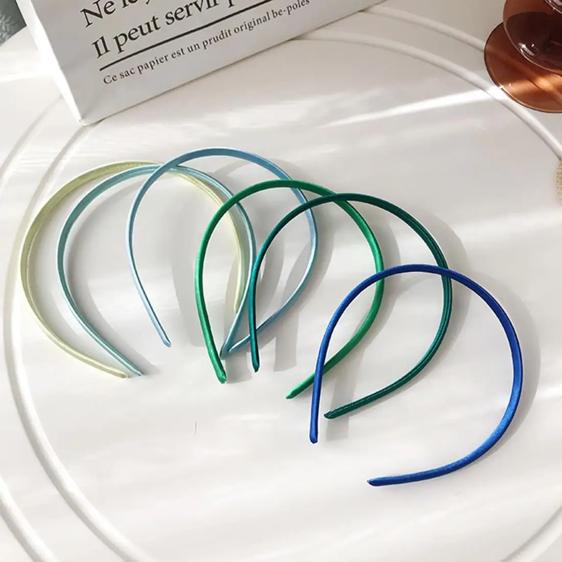 

Fashion Elastic Hair Bands For Women Men Solid Color Non-slip Thin Edge Headband Girls Hair Hoop Hairband Hair Accessories