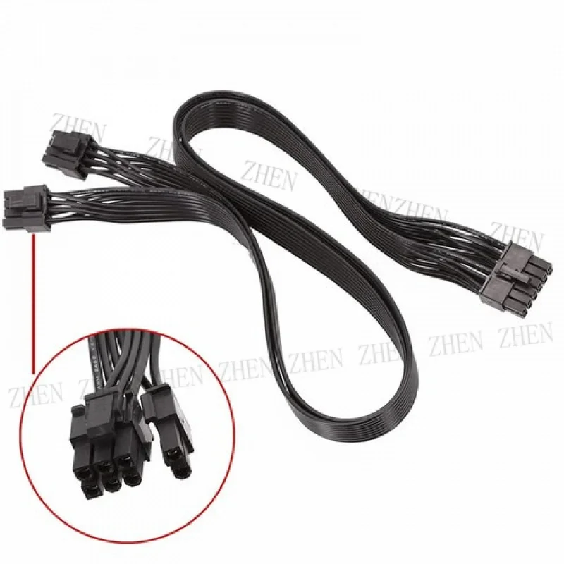 Y Y 12Pin 8P PCI-E GPU Card Cable For Seasonic PSU P-860 P-1000 X-1050 Power Module