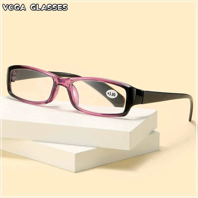 Resin Reading Glasses Men Women Anti-skidding Ultra-light High-definition Eyeglasses Presbyopic Glasses Vision Care +1.0~+4.0