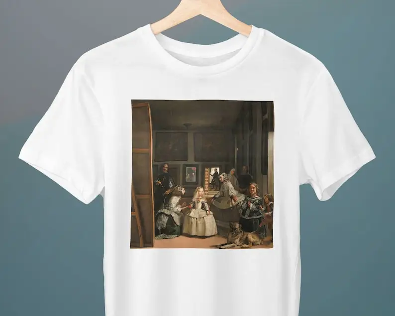 Las Meninas The Maids of Honor Diego Velazquez Painting Unisex T-Shirt Art Gift for Her Him Lover