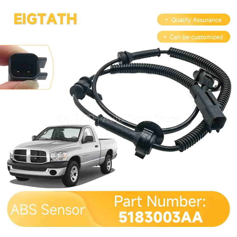 5183003AA Front Left Right ABS Wheel Speed Sensor For Dodge Ram 1500 2006-2009 Non Heavy Duty High Quality Car Accessories Tools