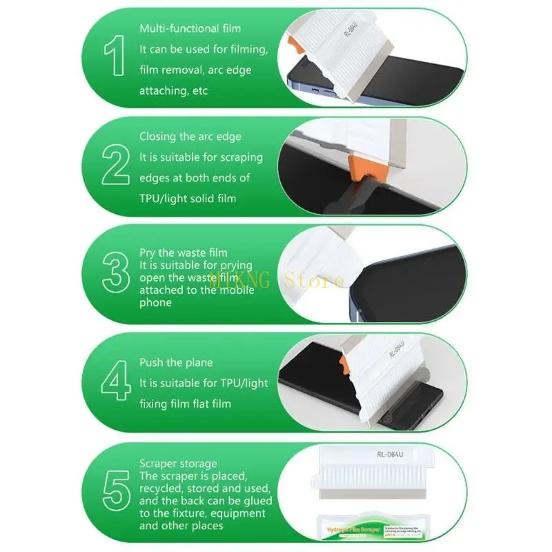 مجموعة Spudger المنحنية تناسب فيلم الشاشة الأمامية للهواتف الذكية إصلاحات مكشطة أفضل بيع