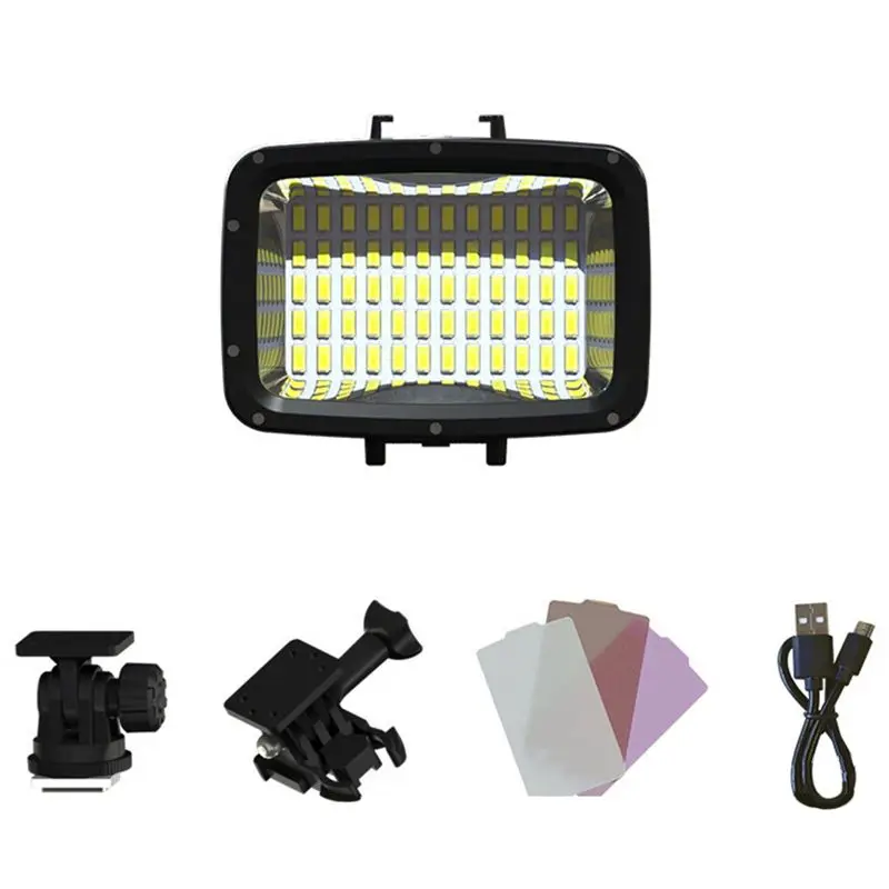 

ABDW-SL-101 High-Intensity 1800LM LED Diving Light For Underwater Video And Photography Waterproof 40M For Gopro B