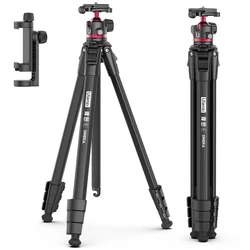 Ulanzi OMBRA 1.5M Camera Tripod for DSLR Portable Travel Tripod with 360° Adjustable Ballhead Quick Release 8KG Maxload