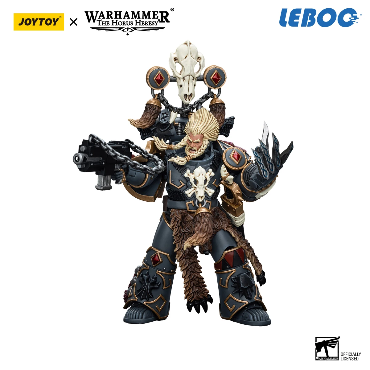 

[Pre-Sale]JOYTOY 1/18 Action Figure Warhammer 40 Mecha Space Wolves Geigor Fell-Hand Free Shipping