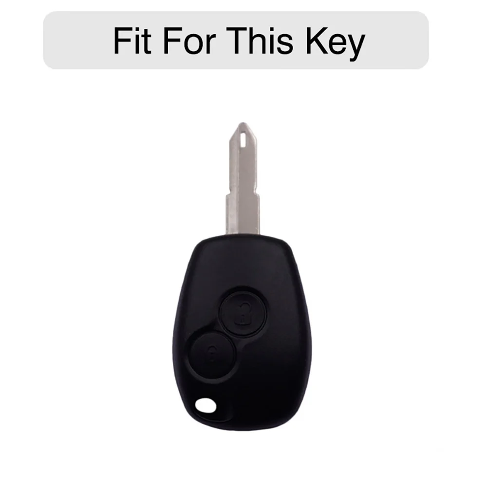 Soft TPU Car Key Case Cover 2 Buttons For Renault Kangoo DACIA Scenic Megane Sandero Captur Twingo Modus