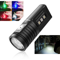 Lumintop GT NANO V5.0 USB TYPE C Rechargeable Flashlight Support 2pcs 10280 Battery with 1400 Lumen Main Light RGB UV Sidelight