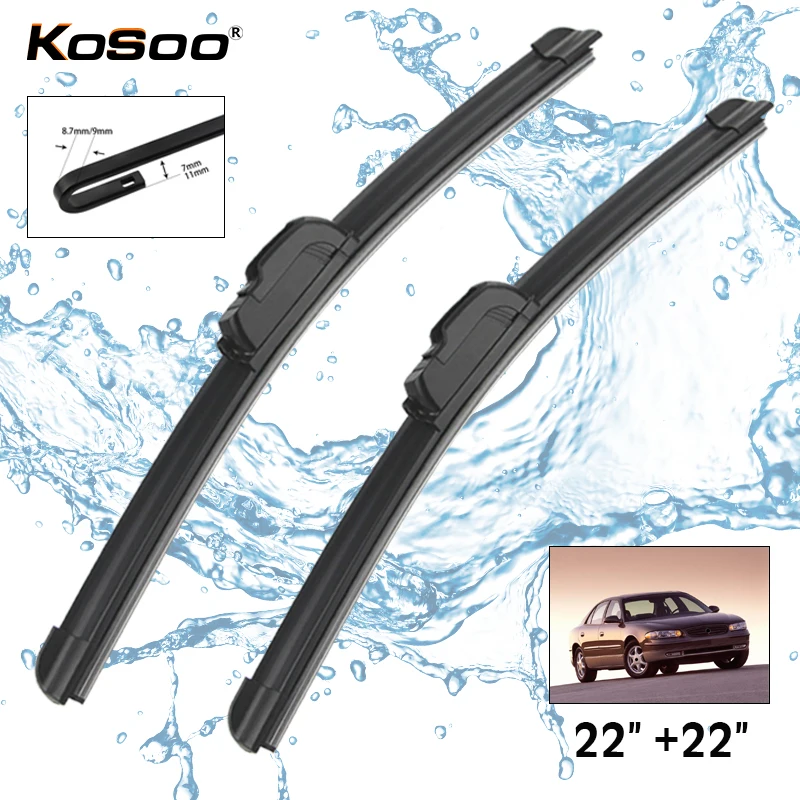 

Car Wiper Blade Front Window Windscreen Windshield Wiper Blades Auto Accessories For Buick Regal 22"+22" 2003-2005
