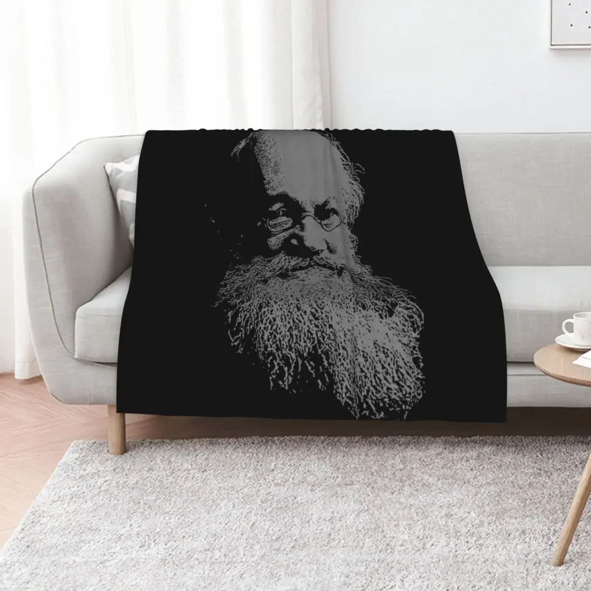 

Peter Kropotkin Throw Blanket Shaggy For Baby Soft Plaid christmas decoration Blankets