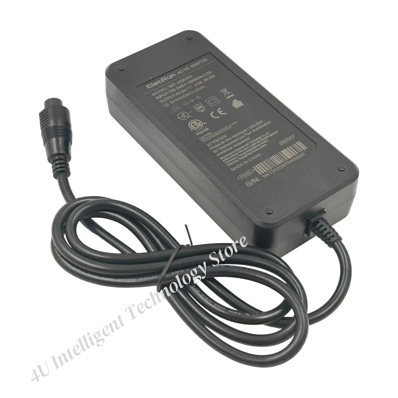 AliExpress 42V 2A SV 5-pin Charger from ElecRun is compatible with Carrera Crossfire E-Bike [2016-2018] 36V (SVD 5-pin) Joycube Phylion