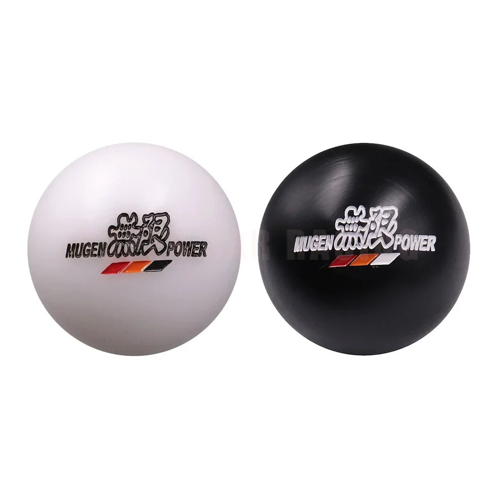 New Mugen Resin Ball Shape Style 50MM Gear Shift Knob Racing Shifter Lever Head Car Decor Fit For Honda Civic Accord EG/EK GK5