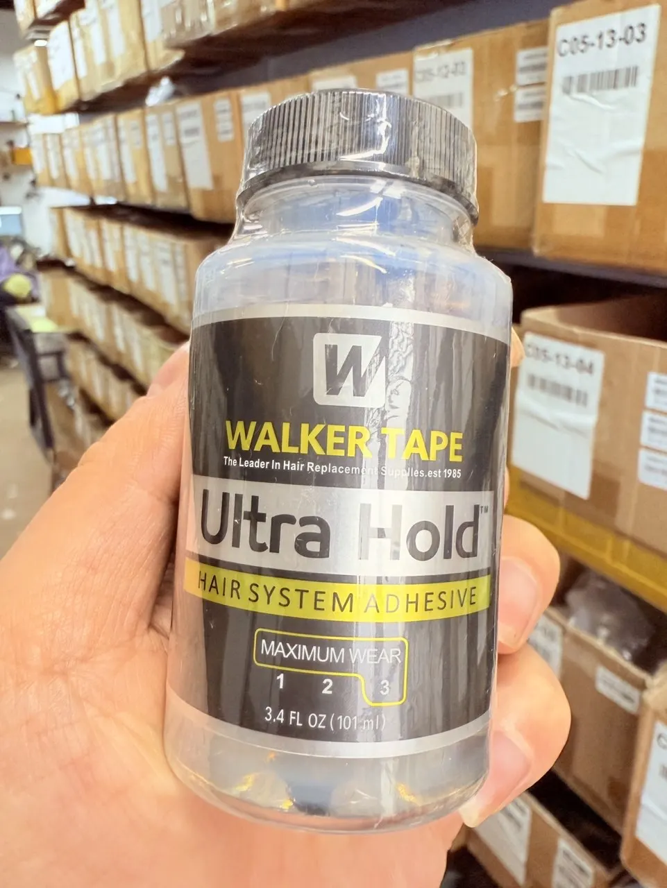 3.4oz/101ml 울트라 홀드 워커 테이프 레이스 접착제 방수 헤어 스트랩 가발/강력한 접착제, 단단히 맞춤