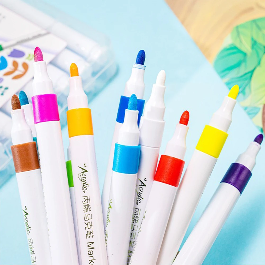 Набор маркеров 12/24/36/48 цветов, долговечные сглаживающие чернила, инструмент для рисования, набросков