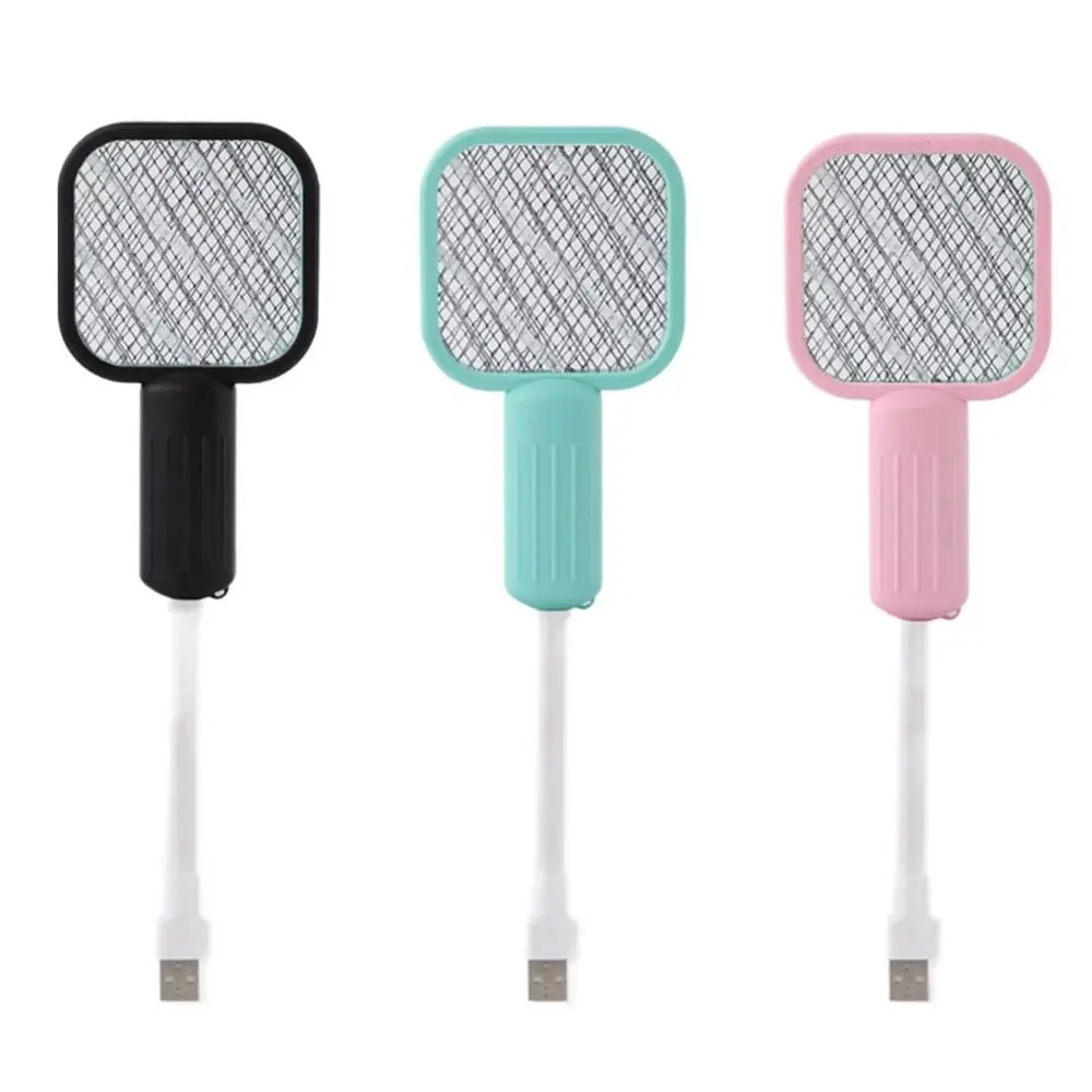 

Pest Control Mini USB Mosquito Swatter Electric Shock UV Light Mosquito Killer Lamp Security Net Simple Insect Racket Outdoor