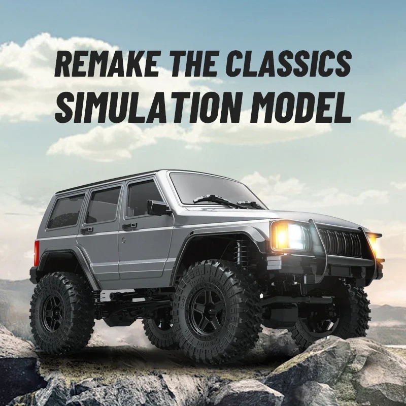 New 1:18 4wd Rc Cherokee Off-Road Simulation Climbing Car Model RtR Crawler Toy Genuine 2.4g Climbing Model For Kid Enthusiast