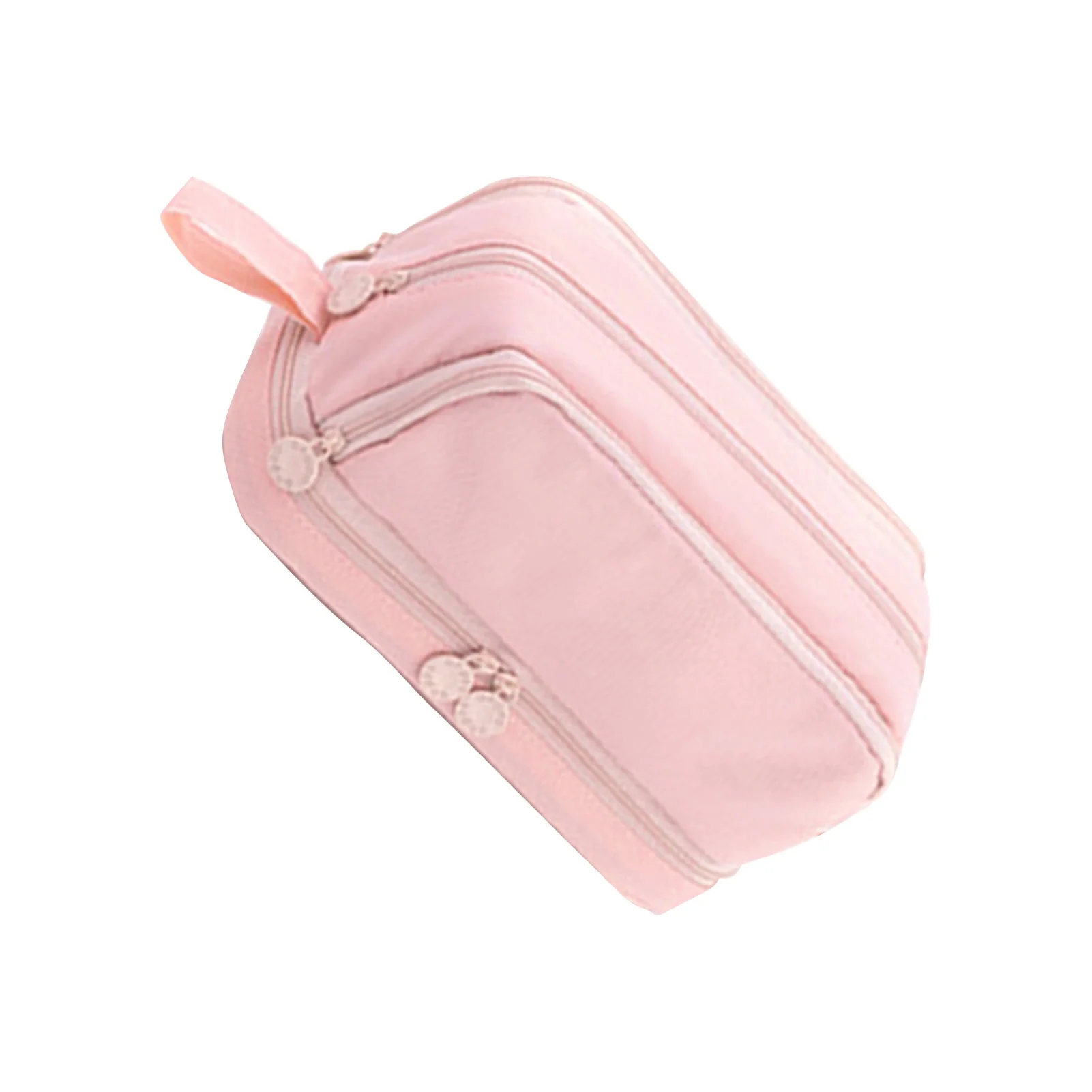 Cute Pencil Pouch Large Capacity Pencil Case  and Easy to Clean Stationery Zipper Pocket with Easy Grip Handle Perfect