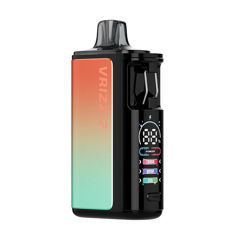 الأصلي VOOPOO Vrizz 2 Kit 30W Vape 1350mAh بطارية مع 15ml Vrizz Pod Cartridge V2 0.4/0.7ohm مبخر السجائر الإلكترونية