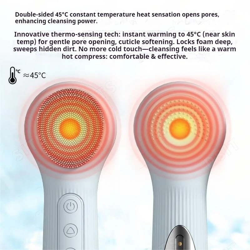 Nieuwe siliconen elektrische gezichtsreiniger Huidverzorging Massager Tool