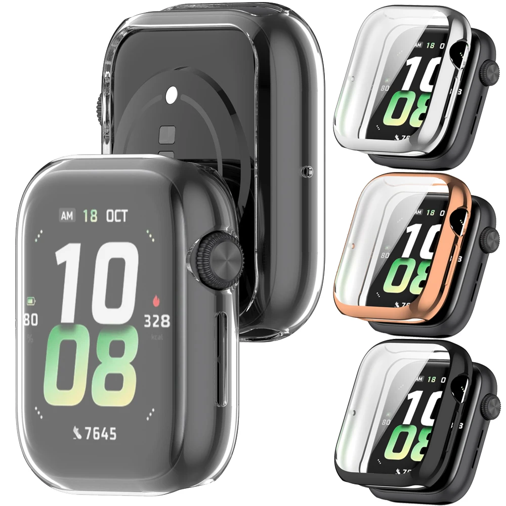 TPU Cases Cover for Honor Watch 5 Protector Shell Plating All Inclusive Silicone Screen Protection Frame Accessories