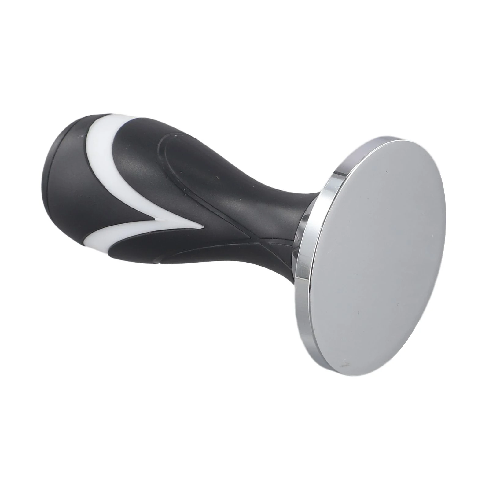 Espresso Tamper with Flat Metal Base for 51mm 53mm and 58mm Portafilters Designed to Improve Coffee Ground Compression