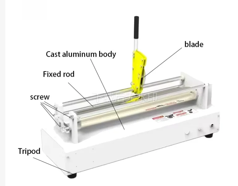 CF-A Paper Roll Slitter 640mm Aluminum Foil Cutting Machine Electric Foil Cutting Machine Film Roll Cutting Machine