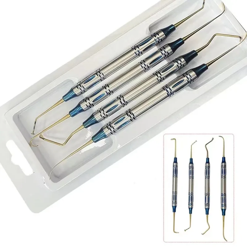 4Pcs/set Maxillary Sinus Lift Tools Dental Implant Surgical Instruments Dentist Oral Surgery Tools