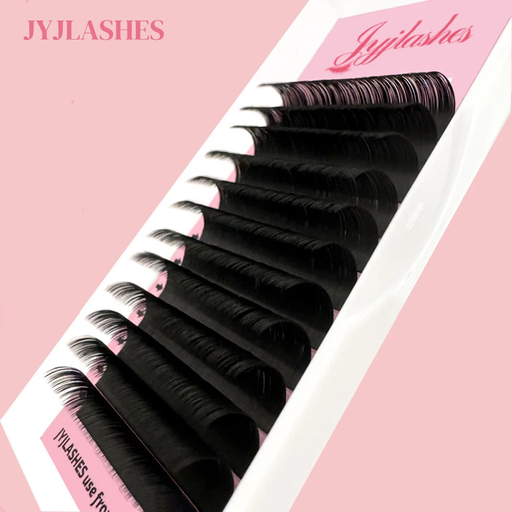 

JYJLASHES Faux Mink Individual Eyelashe Extension Maquiagem Cilios Soft Matte Eye Lash Russian Volume Classic Eyelashes Make up