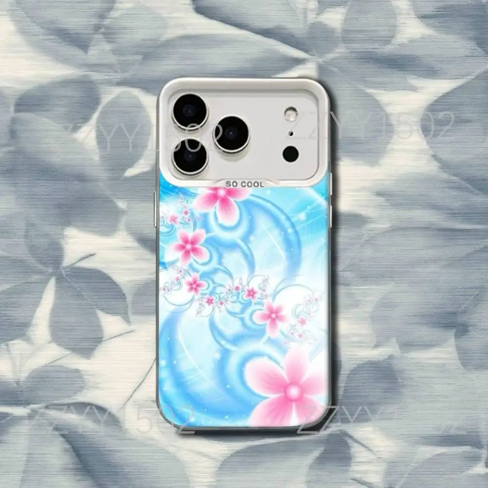 Frutiger Aero Art Phone Case For iPhone 17,16,15,14,13,12,X,8,Pro,Max,Plus,SE4,Air,Mini White IMD HD Matte