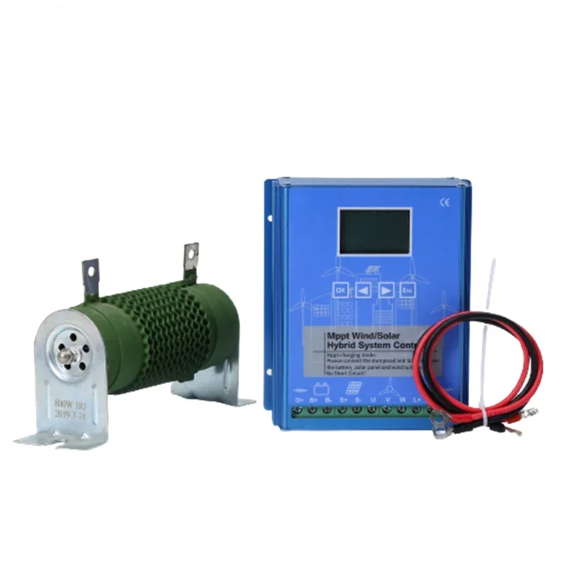 OEM 12V 24V Auto 500w 800w Off Grid Wind Turbine Charge Controller 48v 1200w Mppt Solar And Wind Charger Hybrid Controller