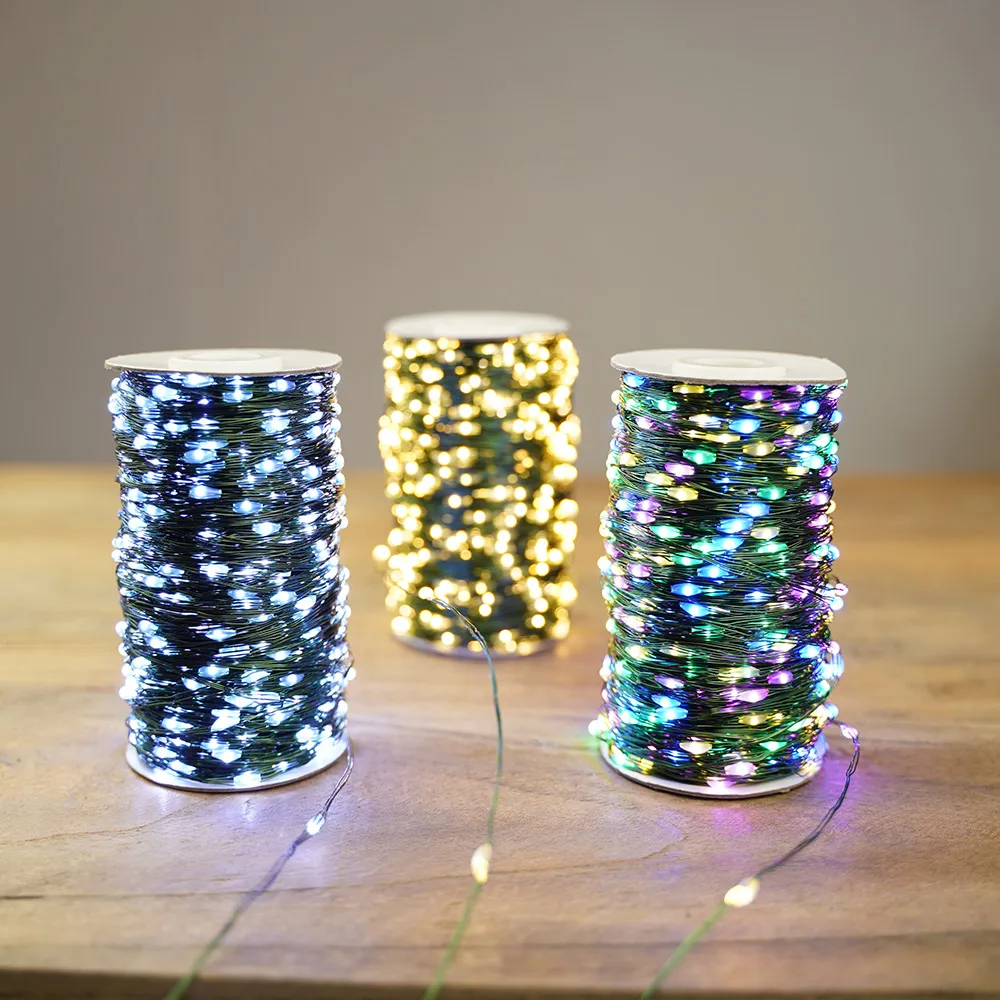 100M Green Wire Outdoor LED string lights led Waterproof Fairy Garland For Wedding Party Decoration Birthday Tree