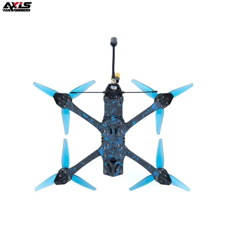 Axisflying Manta 5 SE FPV 드론 키트 Squashed-X 프레임 AE227-1960KV 모터 시네마틱 프리스타일 드론 GPS -6S 포함