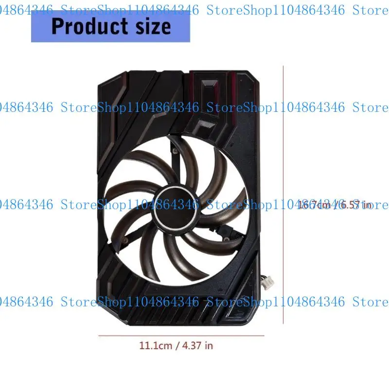 5ASD GPU REFRODING FAN GA91S2U 4PIN 12V VGA VGA CARTA GRAPHICS PARA GAGA GTX1660 1660S 1660TI