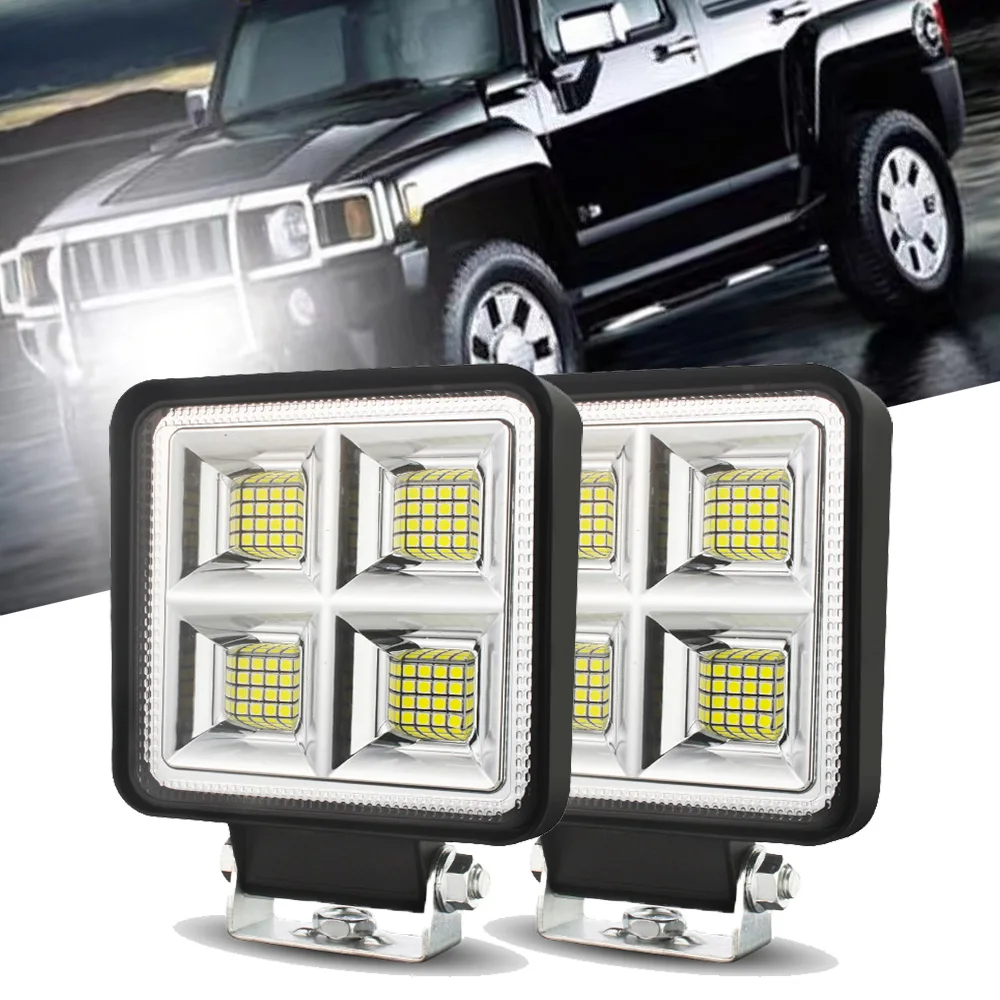 

2Pcs 192W Car Work Light LED Bar 4x4 64 LED Worklight Bar Offroad SUV ATV Tractor Boat Trucks Excavator 12-24V led Combo Beam