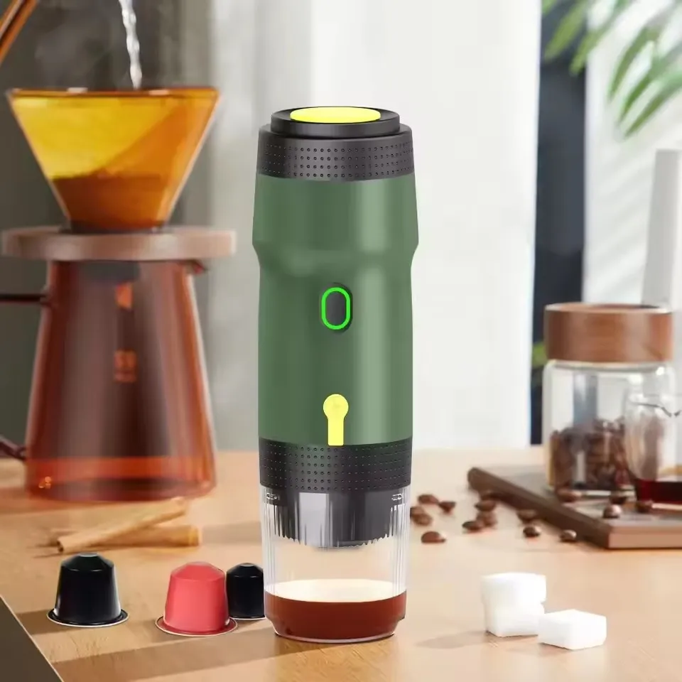 

Factory Wholesale USB Portable Espresso Machine Automatic Travel Coffee Maker with Free Spare Parts OEM Capsule Coffee Machine