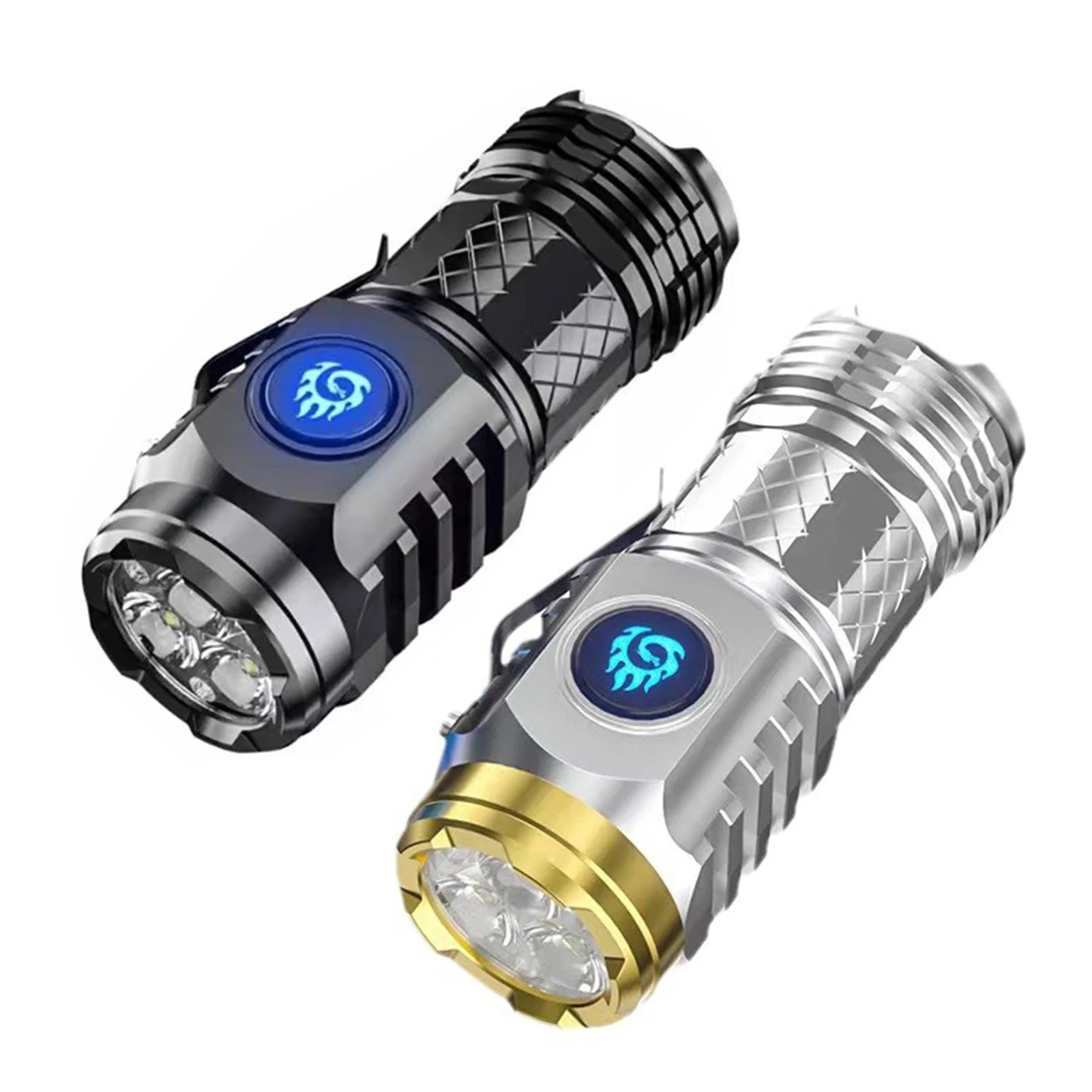 Portable High Lumen Flashlights Powerful Flashlight High Lumens Bright Lights for Camping Emergency Outdoor