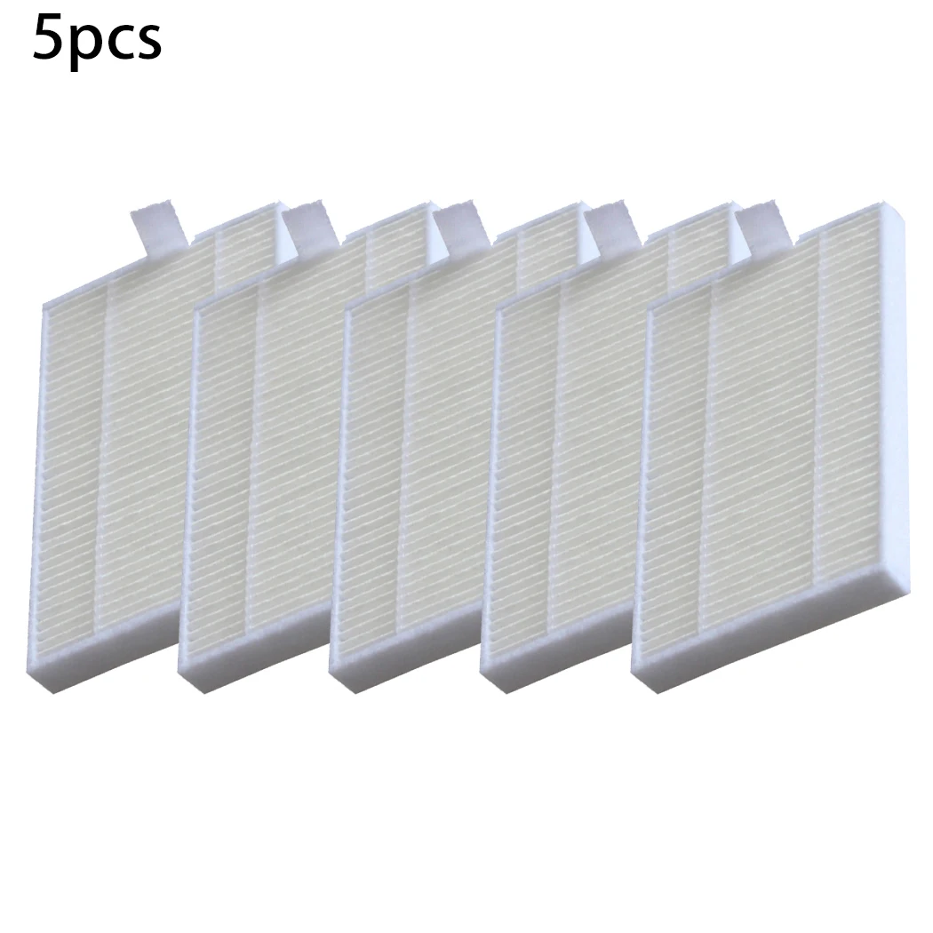 5pcs Robot Vacuum Cleaner Filter For ABIR X6 X8 Vacuum Cleaner Part Household Cleaning Tools Sweeper Accessories Filters